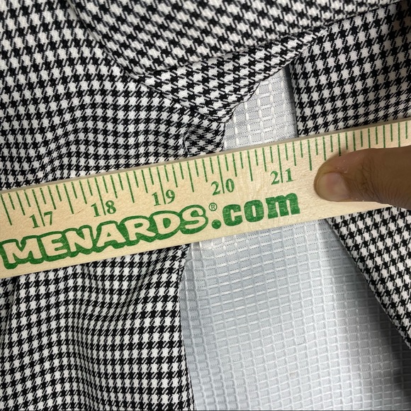 Vintage Heury Lee houndstooth blazer with pocket triangle size 10 - Picture 7 of 7